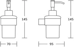 Mexen Adox Dozownik Do Mydła, Złoty - 70182388-50