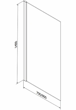 Mexen Alex Parawan Nawannowy 1-skrzydłowy 70 X 140 Cm, Czarny Wzór - 893-070-001-70-70 -123Łazienka Sklep mexen alex parawan nawannowy 1 skrzydlowy 70x140 cm czarny wzor 893 070 001 70 70