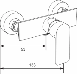 Mexen Alexa Bateria Prysznicowa, Złota - 71240-50