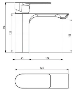 Mexen Alexa DQ62 Zestaw Prysznicowy, Złoty - 71204DQ62-50