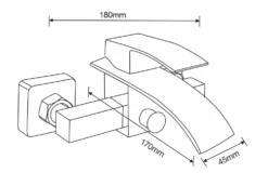 Mexen Aries Bateria Wannowa, Czarna - 744830-70
