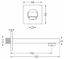 Mexen Cube DR02 Zestaw Wannowo-prysznicowy Podtynkowy Z Deszczownicą 25 Cm, Chrom - 77503DR0225-00 -123Łazienka Sklep mexen cube dr02 zestaw wannowo prysznicowy podtynkowy chrom 77503dr0225 00 2