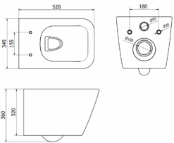 Mexen Cube Miska Wc Rimless Z Deską Wolnoopadającą Slim, Duroplast, Biała - 30924000 7 Mexen Cube Miska Wc Rimless Z Deską Wolnoopadającą Slim, Duroplast, Biała - 30924000 -123Łazienka Sklep mexen cube miska wc rimless z deska wolnoopadajaca slim duroplast biala 30924000