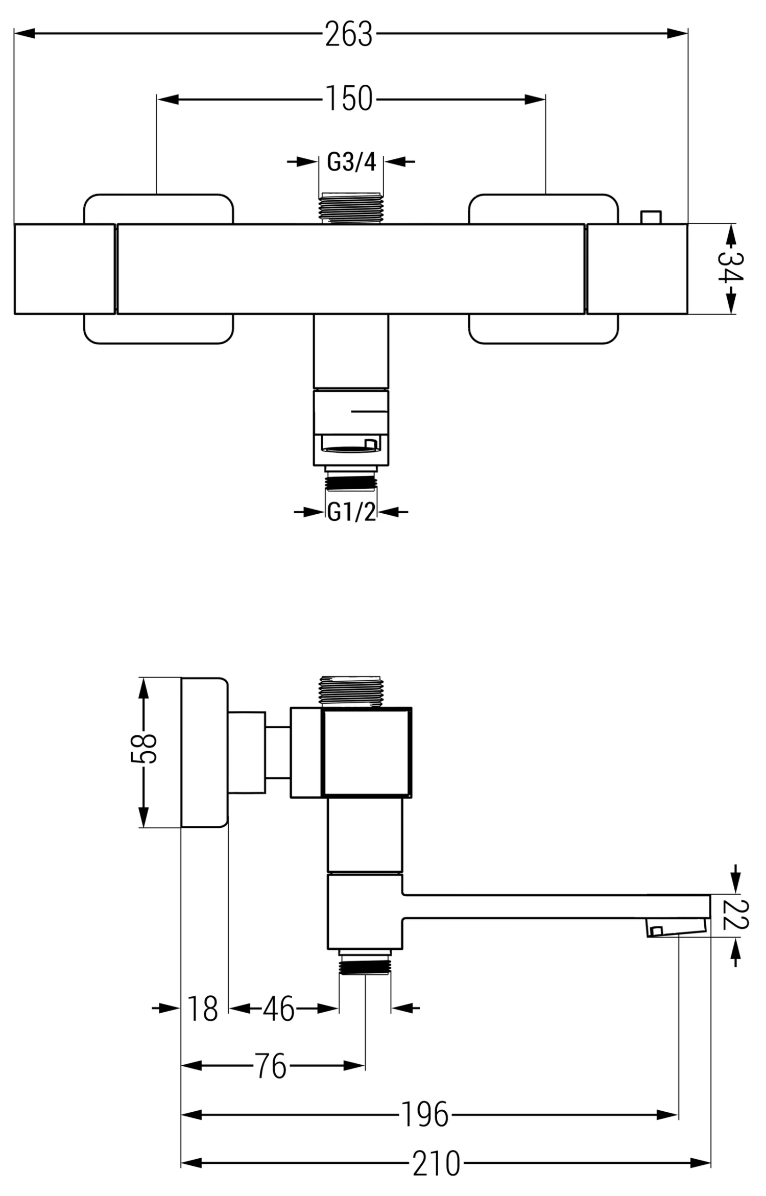 Mexen Cube Termostatyczna Bateria Wannowo-prysznicowa, Biała - 77910-20 1 Mexen Cube Termostatyczna Bateria Wannowo-prysznicowa, Biała - 77910-20