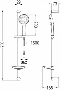 Mexen Sabre DB74 Zestaw Prysznicowy, Czarny - 72104DB74-70 -123Łazienka Sklep mexen db74 zestaw prysznicowy czarny 72104db74 70