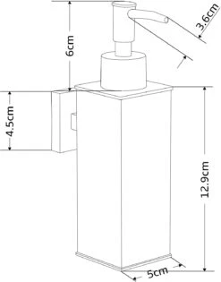 Mexen Dozownik Do Mydła, Chrom - 70628-00