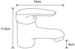Mexen Erica R72 Zestaw Wannowy, Czarny - 746403R72-70