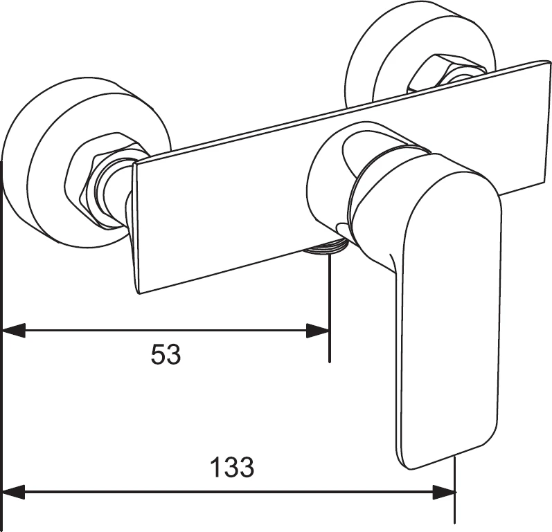 Mexen Erik Zestaw Prysznicowy Natynkowy Z Deszczownicą I Baterią Prysznicową Alexa, Chrom - 71240205-00 2 Mexen Erik Zestaw Prysznicowy Natynkowy Z Deszczownicą I Baterią Prysznicową Alexa, Chrom - 71240205-00 - obrazek 2