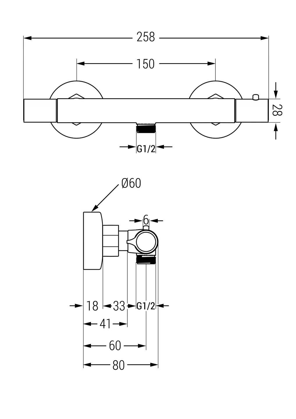 Mexen Erik Zestaw Prysznicowy Natynkowy Z Deszczownicą I Baterią Prysznicową Termostatyczną Slim, Czarny - 77105205-70 2 Mexen Erik Zestaw Prysznicowy Natynkowy Z Deszczownicą I Baterią Prysznicową Termostatyczną Slim, Czarny - 77105205-70 - obrazek 2