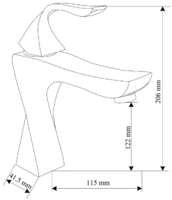 Mexen Estrella R02 Zestaw Wannowy, Złoty - 72303R02-50 -123Łazienka Sklep mexen estrella r02 zestaw wannowy zloty 72303r02 50 1