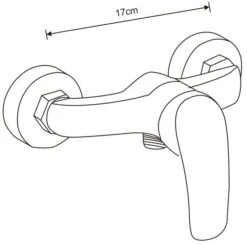 Mexen Fabia Bateria Prysznicowa, Chrom - 746540-00