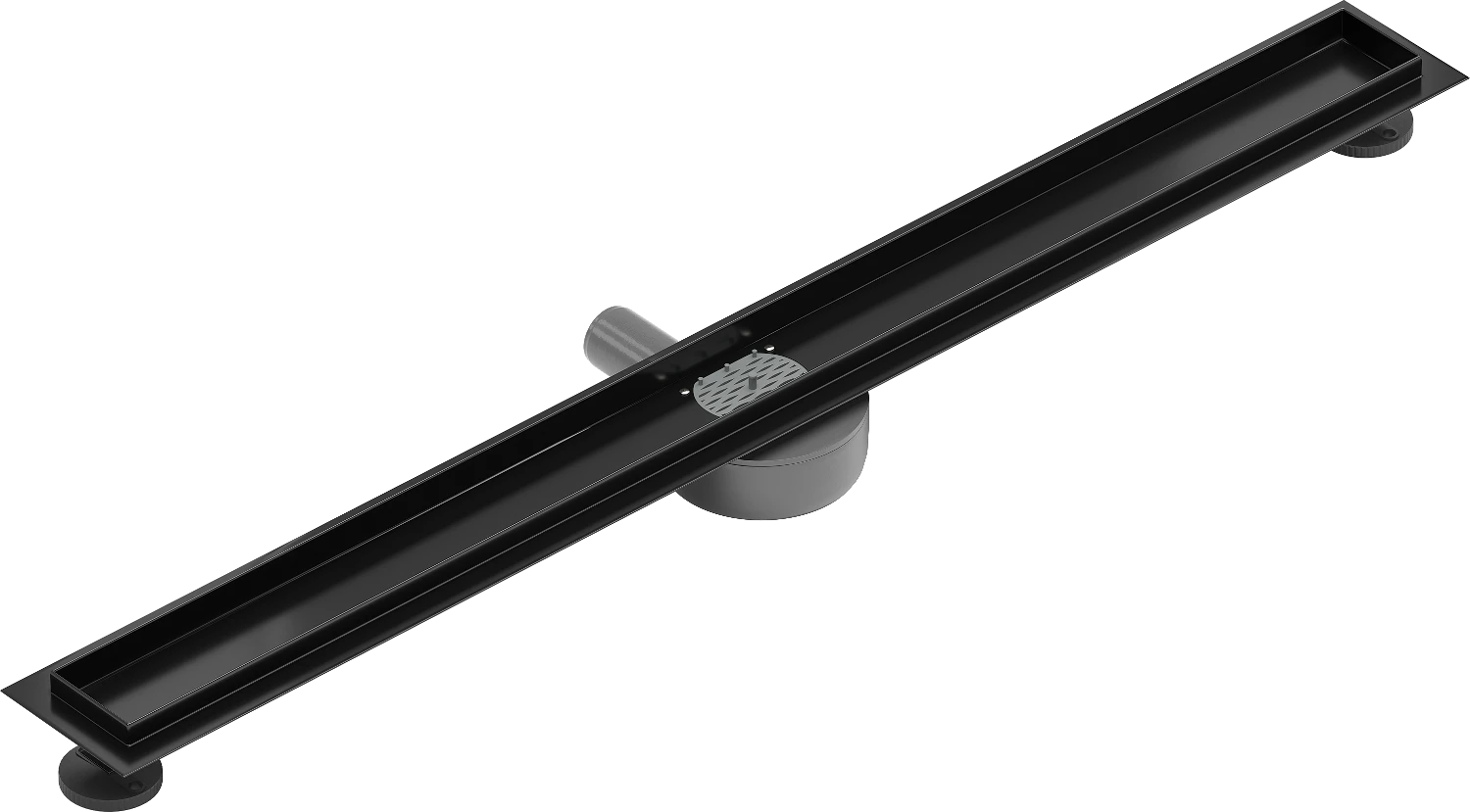 Mexen Flat 360 Korpus Do Odpływu Liniowego Obrotowy 100 Cm, Czarny - 1740100 2 Mexen Flat 360 Korpus Do Odpływu Liniowego Obrotowy 100 Cm, Czarny - 1740100 - obrazek 2