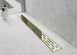 Mexen Flat 360° M01 Odpływ Liniowy Obrotowy 50 Cm, Złoty - 1520050-40