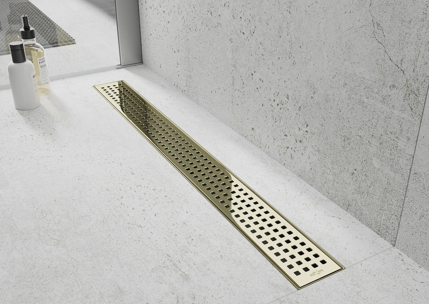 Mexen Flat 360° M08 Odpływ Liniowy Obrotowy 100 Cm, Złoty - 1525100-40 1 Mexen Flat 360° M08 Odpływ Liniowy Obrotowy 100 Cm, Złoty - 1525100-40