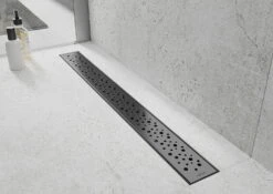 Mexen Flat 360° M12 Odpływ Liniowy Obrotowy 80 Cm, Czarny - 1721080-40