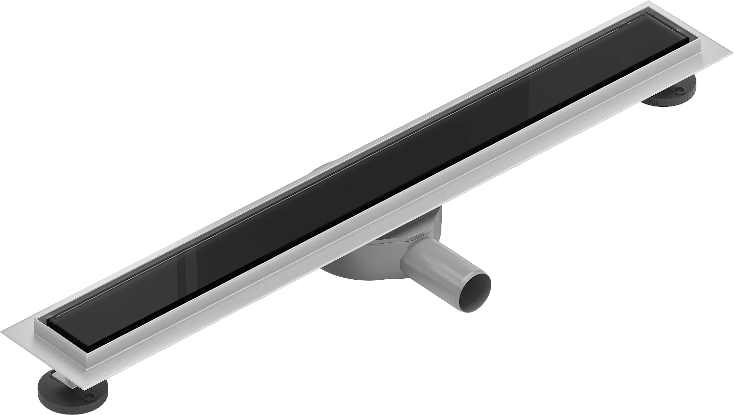 Mexen Flat 360° MGB Odpływ Liniowy Obrotowy 70 Cm, Czarne Szkło - 1026070-40 4 Mexen Flat 360° MGB Odpływ Liniowy Obrotowy 70 Cm, Czarne Szkło - 1026070-40 - obrazek 4