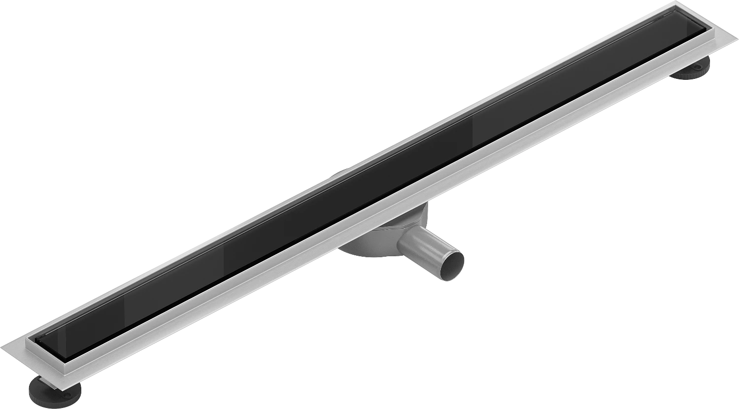 Mexen Flat 360° MGB Odpływ Liniowy Obrotowy 90 Cm, Czarne Szkło - 1026090-40 4 Mexen Flat 360° MGB Odpływ Liniowy Obrotowy 90 Cm, Czarne Szkło - 1026090-40 - obrazek 4