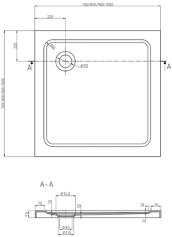 Mexen Flat Brodzik Kwadratowy Slim 80 X 80 Cm, Biały, Syfon Złoty - 40108080G -123Łazienka Sklep mexen flat brodzik kwadratowy slim 80 x 80 cm bialy syfon zloty 40108080g 1
