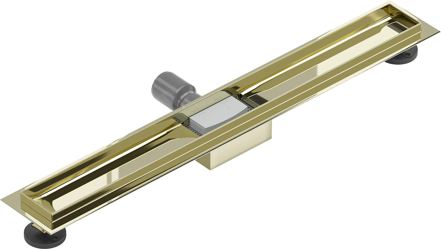 Mexen Flat Korpus Do Odpływu Liniowego 80 Cm, Złoty - 1515080 2 Mexen Flat Korpus Do Odpływu Liniowego 80 Cm, Złoty - 1515080 - obrazek 2