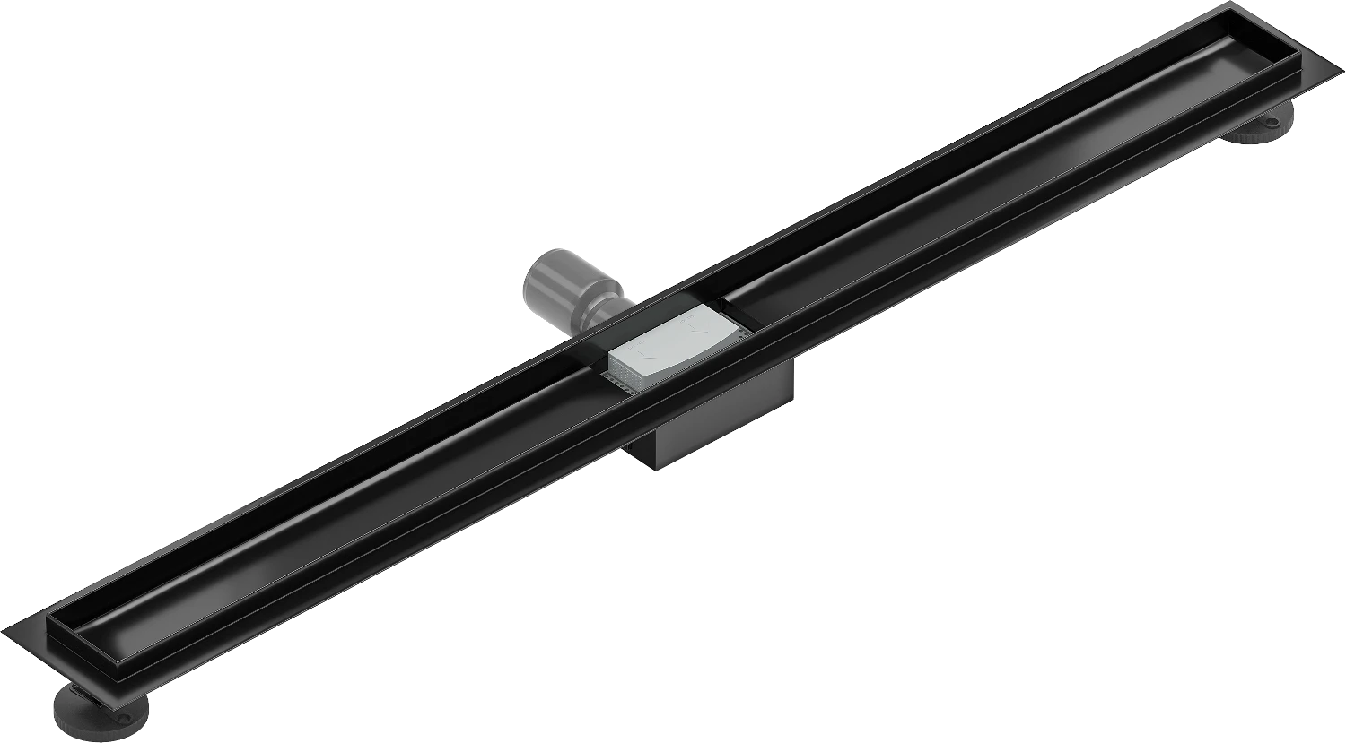 Mexen Flat Korpus Do Odpływu Liniowego 90 Cm, Czarny - 1715090 2 Mexen Flat Korpus Do Odpływu Liniowego 90 Cm, Czarny - 1715090 - obrazek 2