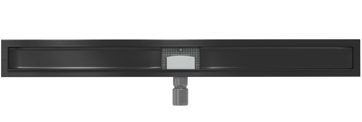 Mexen Flat Korpus Do Odpływu Liniowego 90 Cm, Czarny - 1715090 1 Mexen Flat Korpus Do Odpływu Liniowego 90 Cm, Czarny - 1715090