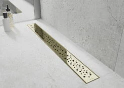 Mexen Flat M12 Odpływ Liniowy 60 Cm, Złoty - 1521060-15