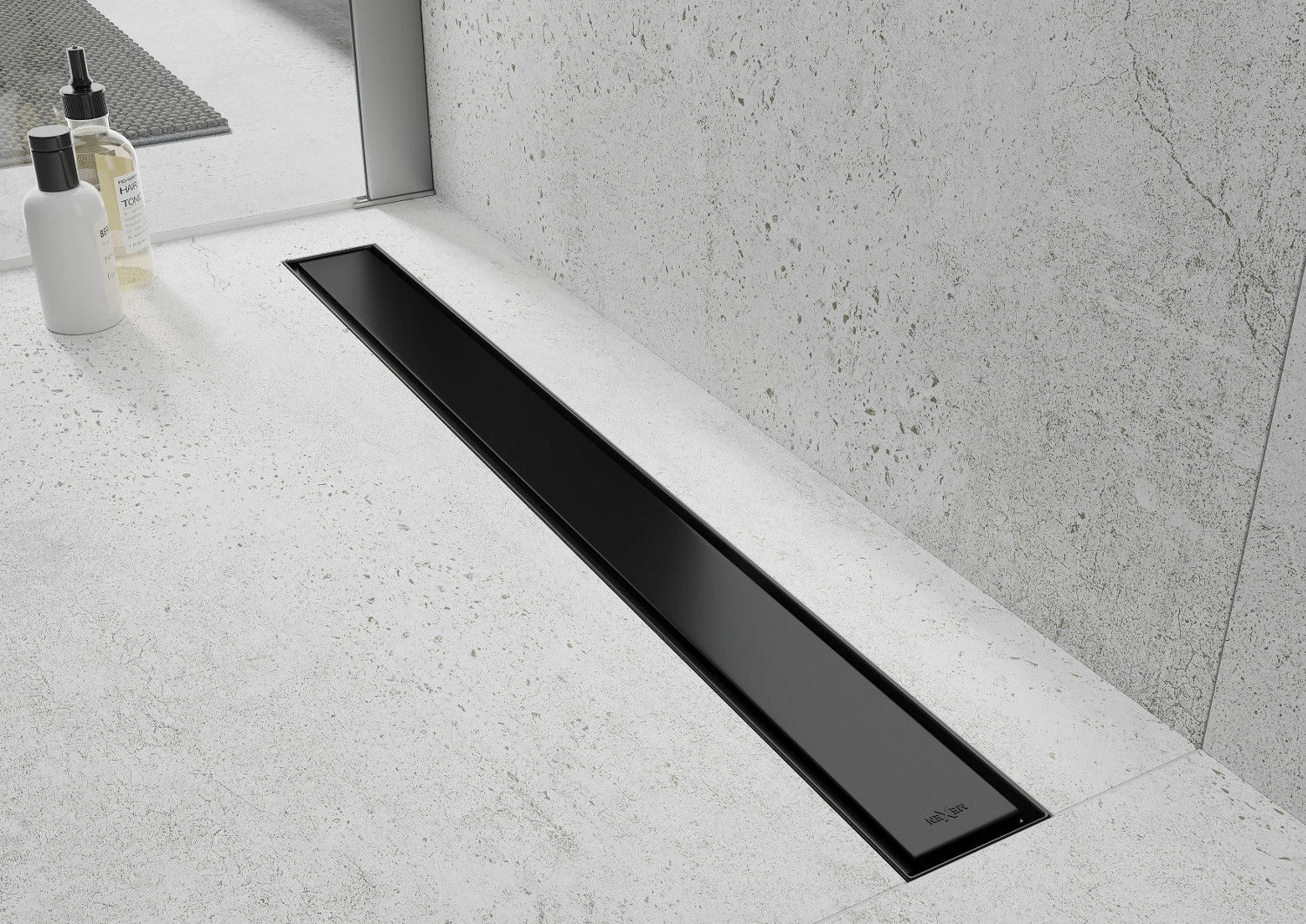 Mexen Flat M13 Odpływ Liniowy 2w1 60 Cm, Czarny - 1710060-15 1 Mexen Flat M13 Odpływ Liniowy 2w1 60 Cm, Czarny - 1710060-15