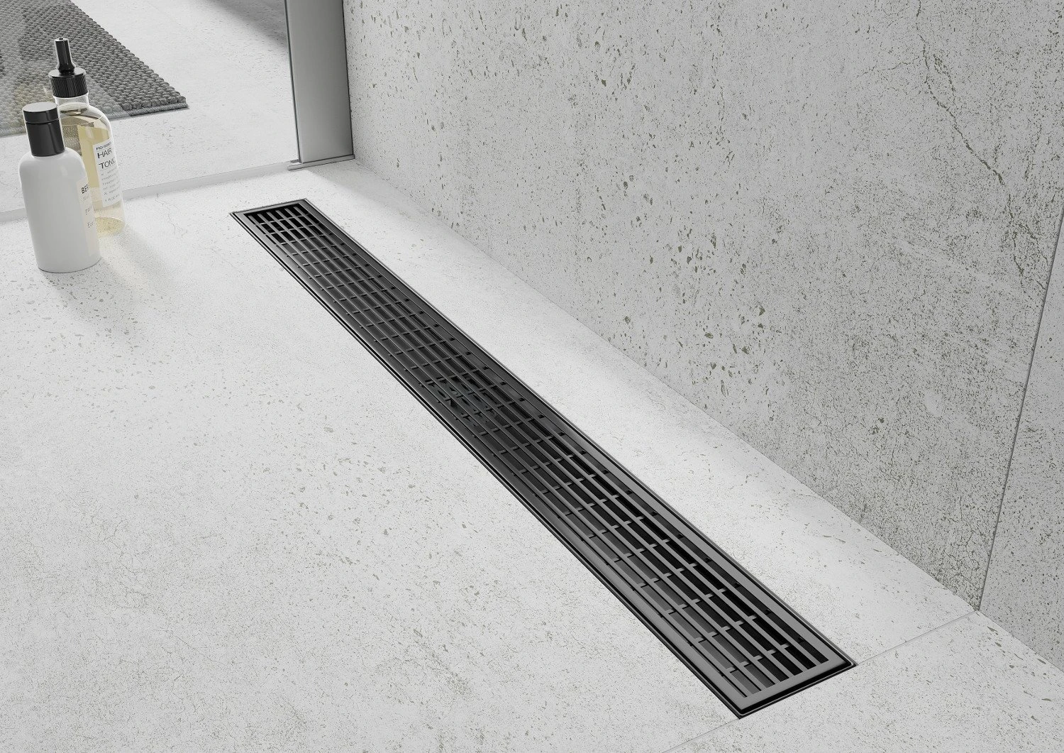 Mexen Flat M33 Odpływ Liniowy 100 Cm, Czarny - 1733100-15 1 Mexen Flat M33 Odpływ Liniowy 100 Cm, Czarny - 1733100-15