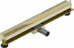 Mexen Flat Wall Odpływ Liniowy ścienny 2w1 60 Cm, Złoty - 1530060 -123Łazienka Sklep mexen flat wall odplyw liniowy scienny 2w1 60 cm zloty 1530060 2