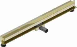 Mexen Flat Wall Odpływ Liniowy ścienny 2w1 90 Cm, Złoty - 1530090 -123Łazienka Sklep mexen flat wall odplyw liniowy scienny 2w1 90 cm zloty 1530090 2