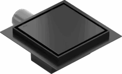 Mexen Flat Wpust Podłogowy Kwadratowy 12 X 12 Cm, Czarny - 1710012 -123Łazienka Sklep mexen flat wpust podlogowy kwadratowy 12 x 12 cm czarny 1710012 1