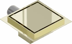 Mexen Flat Wpust Podłogowy Kwadratowy 15 X 15 Cm, Złoty - 1510015 8 Mexen Flat Wpust Podłogowy Kwadratowy 15 X 15 Cm, Złoty - 1510015 -123Łazienka Sklep mexen flat wpust podlogowy kwadratowy 15 x 15 cm zloty 1510015 1