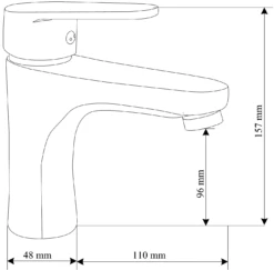 Mexen Kama DF05 Zestaw Wannowy, Chrom - 72503DF05-00