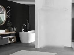 Mexen Kioto ścianka Prysznicowa 100 X 200 Cm, Szron 8 Mm, Biała - 800-100-101-20-30