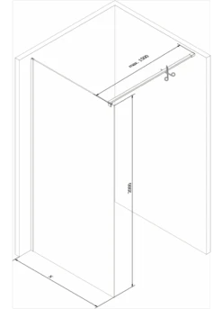 Mexen Kioto ścianka Prysznicowa 80 X 200 Cm, Transparent/szron 8 Mm, Biała - 800-080-101-20-35 -123Łazienka Sklep mexen kioto scianka prysznicowa 80 x 200 cm transparentszron 8 mm biala 800 080 101 20 35