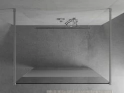 Mexen Kioto ścianka Prysznicowa Wolnostojąca 110 X 200 Cm, Transparent/szron 8 Mm, Chrom - 800-110-002-01-35 -123Łazienka Sklep mexen kioto scianka prysznicowa wolnostojaca 110 x 200 cm transparentszron 8 mm chrom 800 110 002 01 35 2