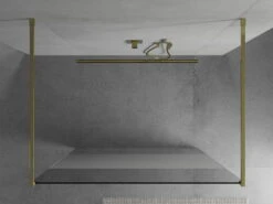 Mexen Kioto ścianka Prysznicowa Wolnostojąca 110 X 200 Cm, Transparent/szron 8 Mm, Złota - 800-110-002-50-35 6 Mexen Kioto ścianka Prysznicowa Wolnostojąca 110 X 200 Cm, Transparent/szron 8 Mm, Złota - 800-110-002-50-35 -123Łazienka Sklep mexen kioto scianka prysznicowa wolnostojaca 110 x 200 cm transparentszron 8 mm zlota 800 110 002 50 35 2