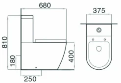 Mexen Lena Kompakt Wc Z Deską Wolnoopadającą, Biały - 31051000