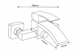 Mexen Libra R62 Bateria Wannowa Z Zestawem Prysznicowym, Chrom - 74513R62-00