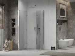 123Łazienka Sklep 19 123Łazienka Sklep -123Łazienka Sklep mexen lima duo kabina prysznicowa skladana 90 x 80 cm transparent chrom 856 090 080 02 00 1