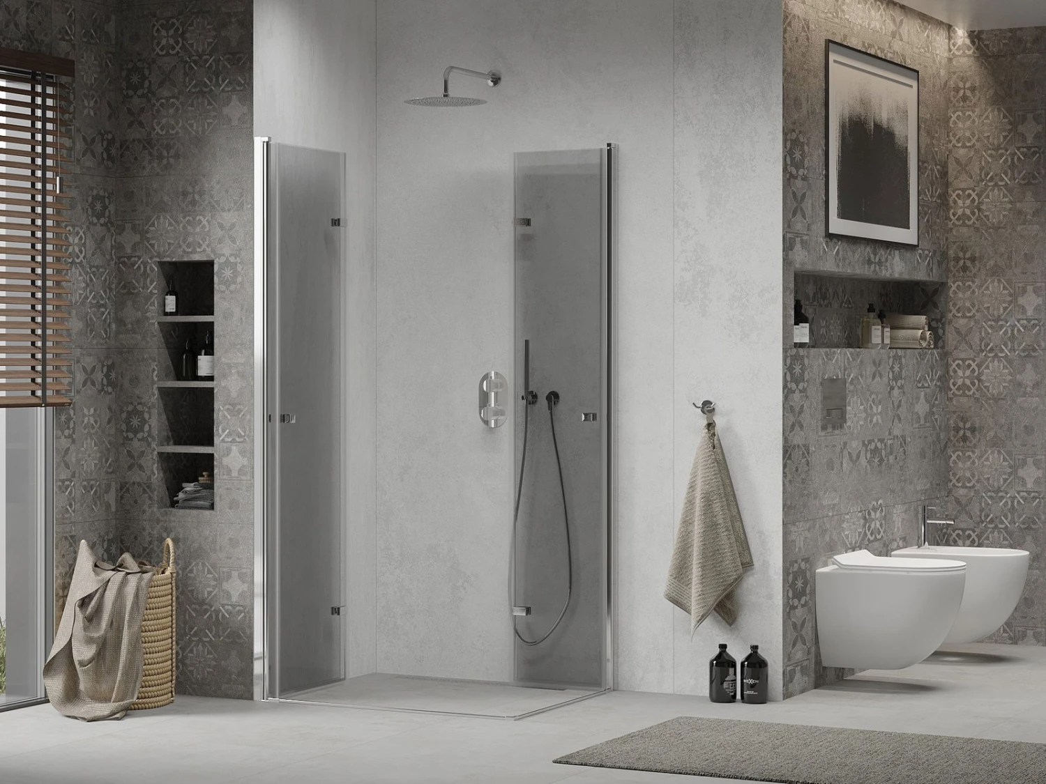 Mexen Lima Duo Kabina Prysznicowa Składana 90 X 80 Cm, Transparent, Chrom - 856-090-080-02-00 3 Mexen Lima Duo Kabina Prysznicowa Składana 90 X 80 Cm, Transparent, Chrom - 856-090-080-02-00 - obrazek 3