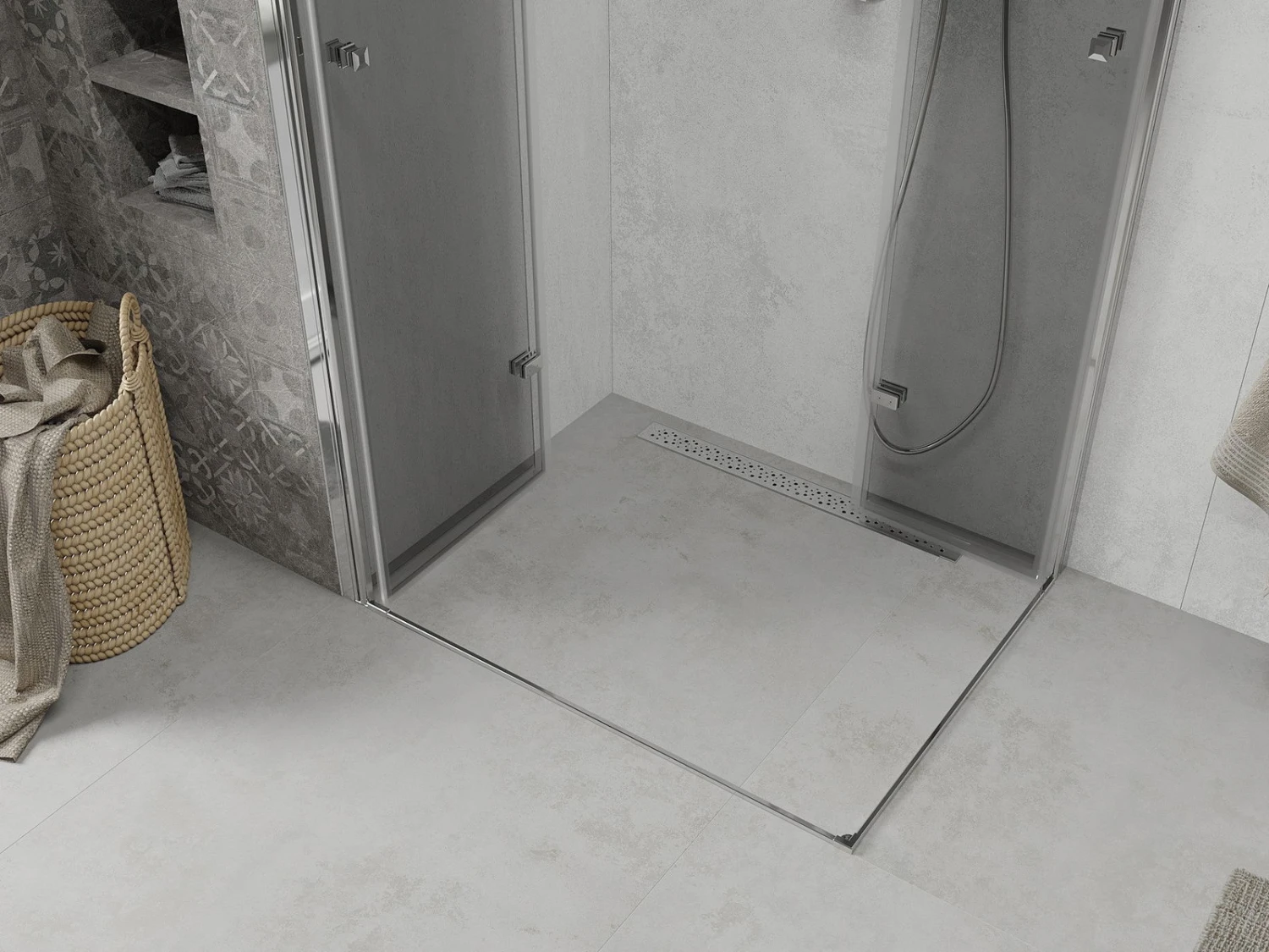 Mexen Lima Duo Kabina Prysznicowa Składana 90 X 80 Cm, Transparent, Chrom - 856-090-080-02-00 6 Mexen Lima Duo Kabina Prysznicowa Składana 90 X 80 Cm, Transparent, Chrom - 856-090-080-02-00 - obrazek 6