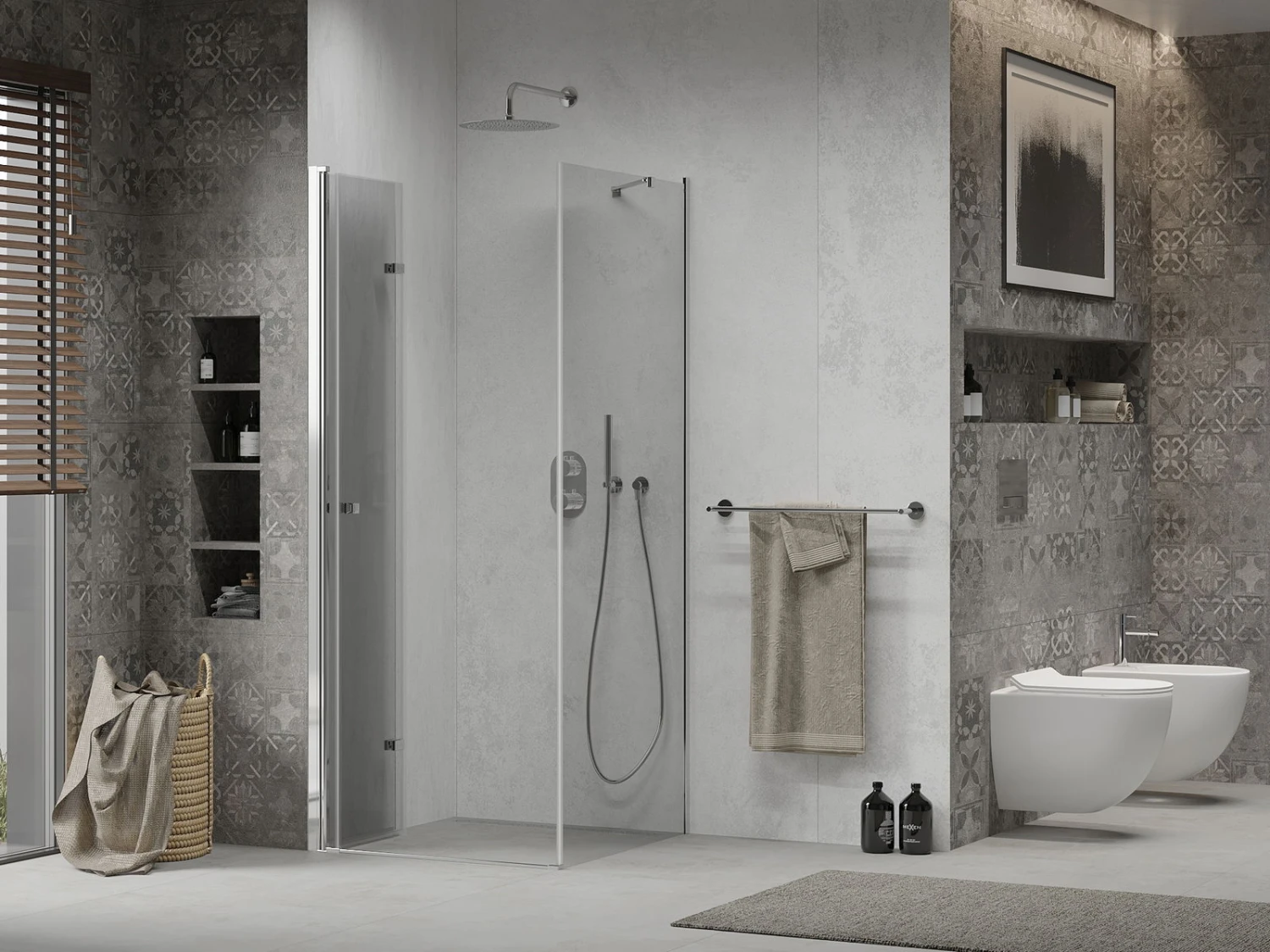 Mexen Lima Kabina Prysznicowa Składana 100 X 100 Cm, Transparent, Chrom - 856-100-100-01-00 3 Mexen Lima Kabina Prysznicowa Składana 100 X 100 Cm, Transparent, Chrom - 856-100-100-01-00 - obrazek 3