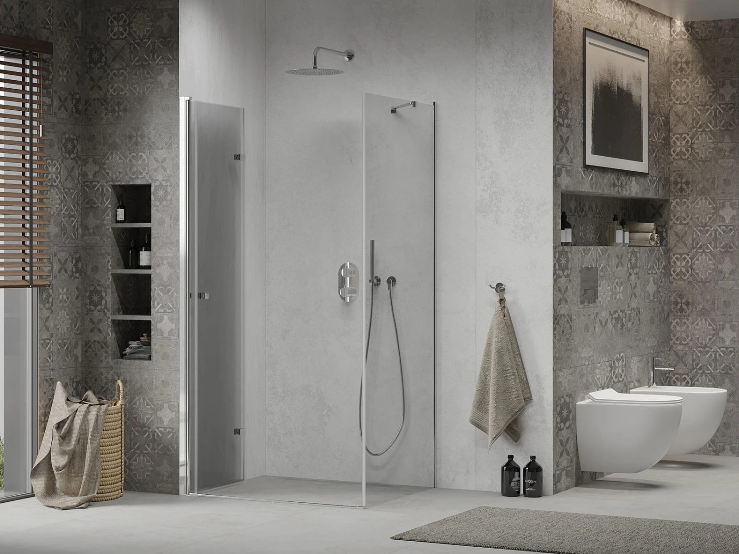 Mexen Lima Kabina Prysznicowa Składana 105 X 80 Cm, Transparent, Chrom - 856-105-080-01-00 3 Mexen Lima Kabina Prysznicowa Składana 105 X 80 Cm, Transparent, Chrom - 856-105-080-01-00 - obrazek 3