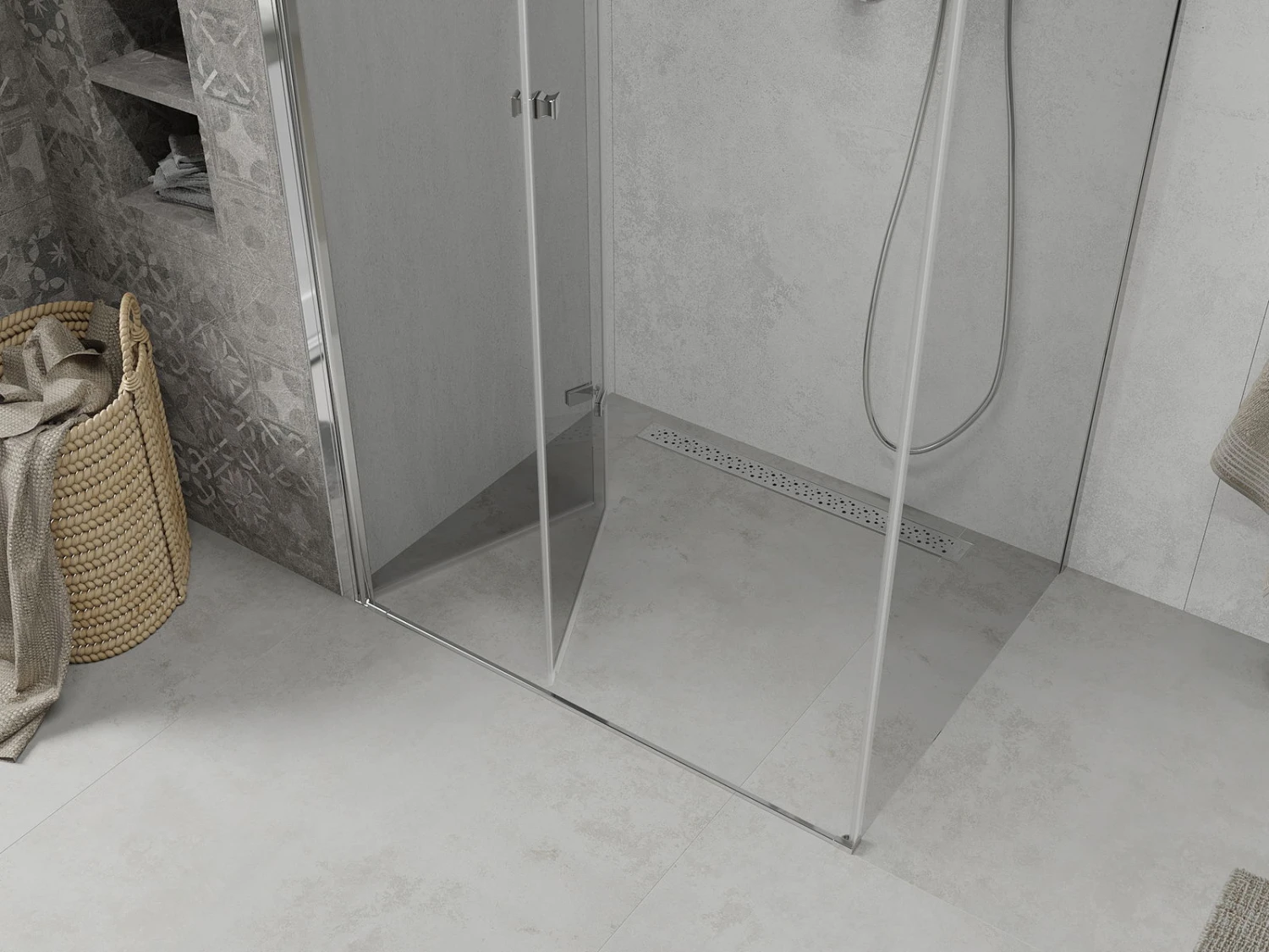 Mexen Lima Kabina Prysznicowa Składana 105 X 80 Cm, Transparent, Chrom - 856-105-080-01-00 5 Mexen Lima Kabina Prysznicowa Składana 105 X 80 Cm, Transparent, Chrom - 856-105-080-01-00 - obrazek 5