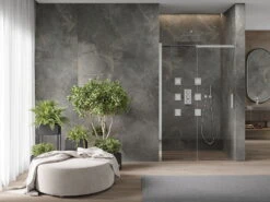 Mexen Omega Drzwi Prysznicowe Rozsuwane 130 Cm, Transparent, Chrom - 825-130-000-01-00