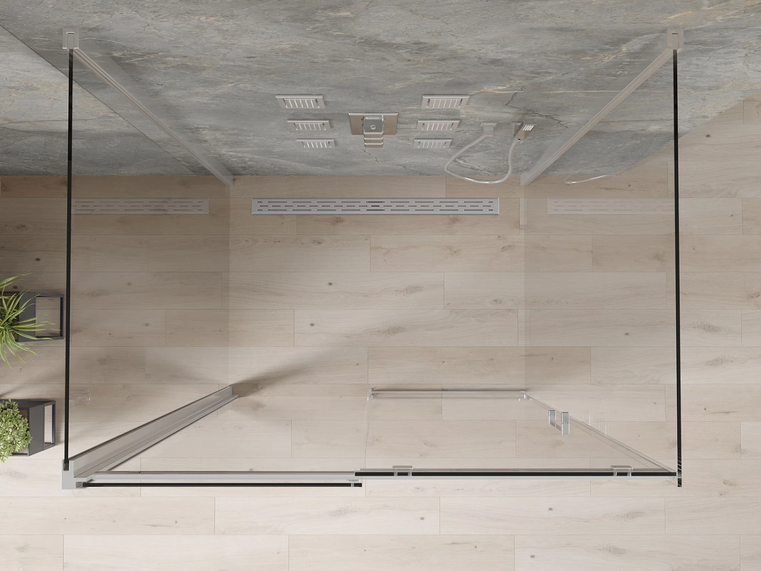 Mexen Omega Kabina Prysznicowa 3-ścienna, Rozsuwana 140 X 90 Cm, Transparent, Chrom - 825-140-090-01-00-3S 5 Mexen Omega Kabina Prysznicowa 3-ścienna, Rozsuwana 140 X 90 Cm, Transparent, Chrom - 825-140-090-01-00-3S - obrazek 5