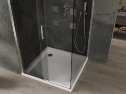 Mexen Omega Kabina Prysznicowa Rozsuwana 100 X 100 Cm, Grafit, Chrom + Brodzik Flat, Bialy - 825-100-100-01-40-4010 -123Łazienka Sklep mexen omega kabina prysznicowa rozsuwana 100 x 100 cm grafit chrom brodzik flat bialy 825 100 100 01 40 4010 3