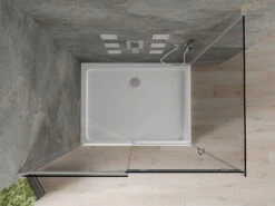 Mexen Omega Kabina Prysznicowa Rozsuwana 100 X 90 Cm, Grafit, Chrom + Brodzik Flat, Bialy - 825-100-090-01-40-4010 -123Łazienka Sklep mexen omega kabina prysznicowa rozsuwana 100 x 90 cm grafit chrom brodzik flat bialy 825 100 090 01 40 4010 4