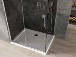 Mexen Omega Kabina Prysznicowa Rozsuwana 130 X 100 Cm, Grafit, Chrom + Brodzik Flat, Bialy - 825-130-100-01-40-4010 -123Łazienka Sklep mexen omega kabina prysznicowa rozsuwana 130 x 100 cm grafit chrom brodzik flat bialy 825 130 100 01 40 4010 2